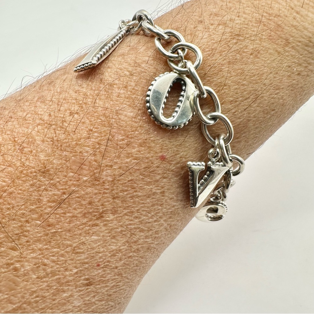 Lagos LOVE Silver Charm Bracelet - Picture 7 of 7